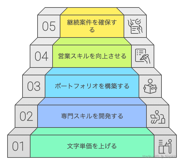 安定収入への道となる継続案件の獲得