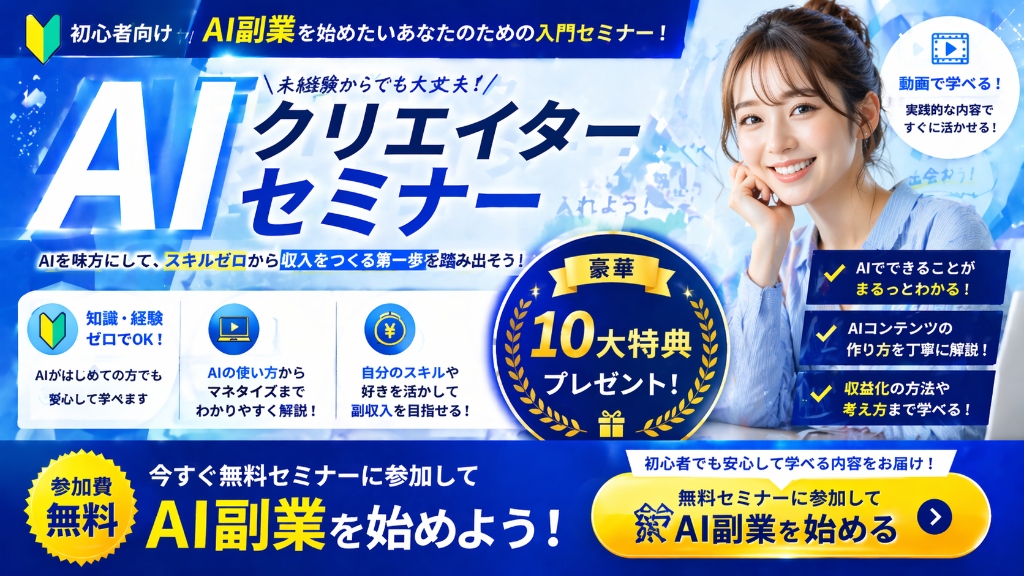 AIクリエイターセミナー